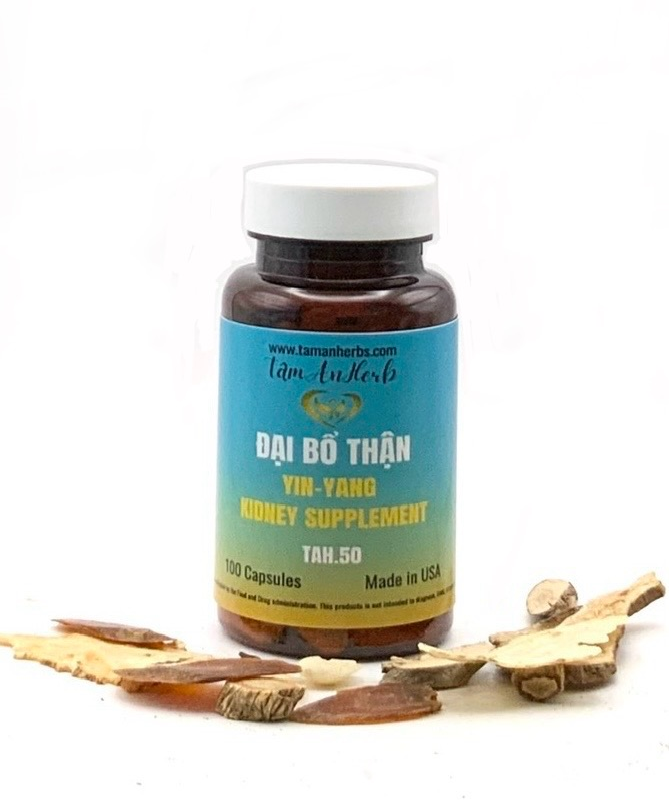 TAH.50 ĐẠI BỔ THẬN - Yin-Yang Kidney Supplement 100 Capsules