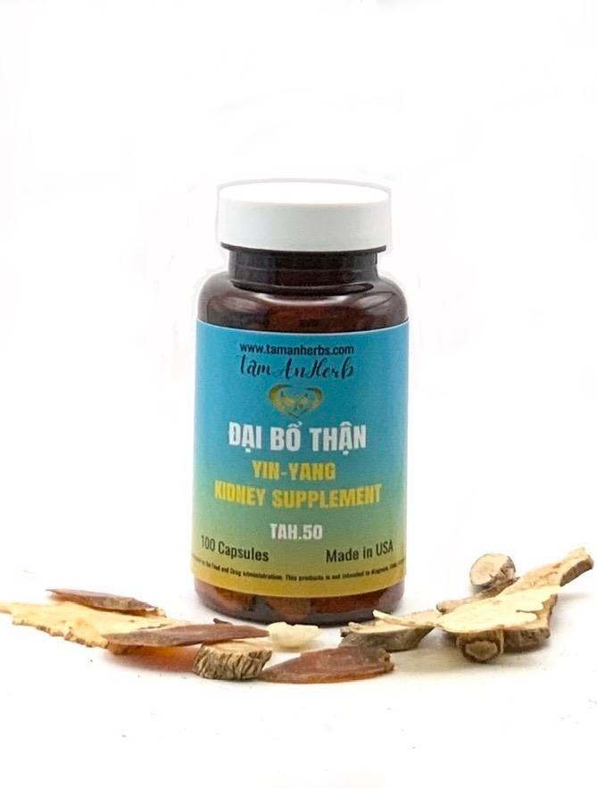 TAH.50 ĐẠI BỔ THẬN - Yin-Yang Kidney Supplement 100 Capsules