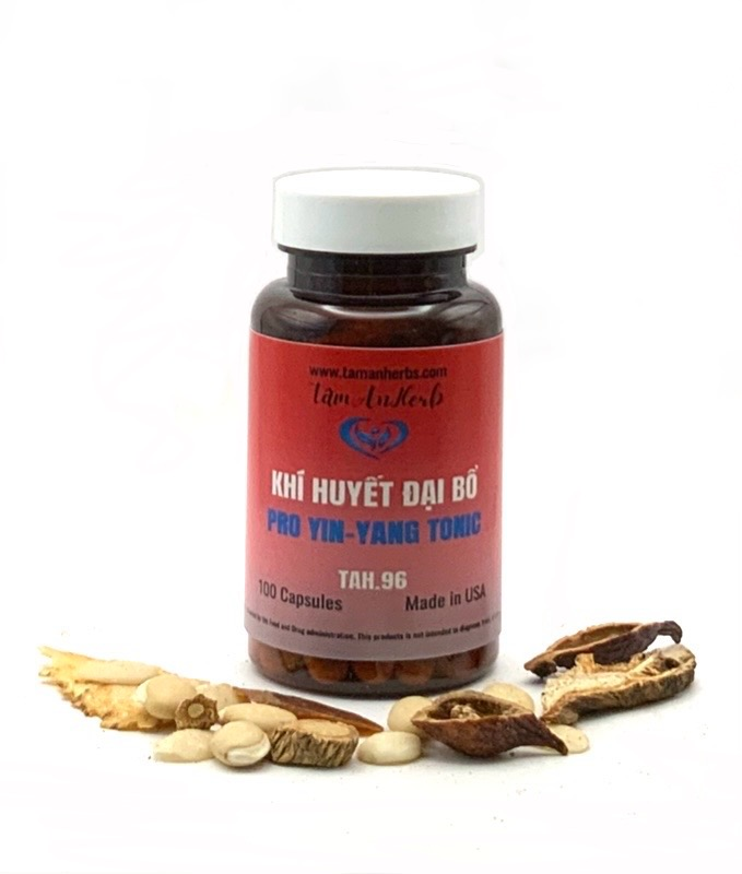 TAH.96 KHÍ HUYẾT ĐẠI BỔ - Pro Yin-Yang Tonic 100 Capsules