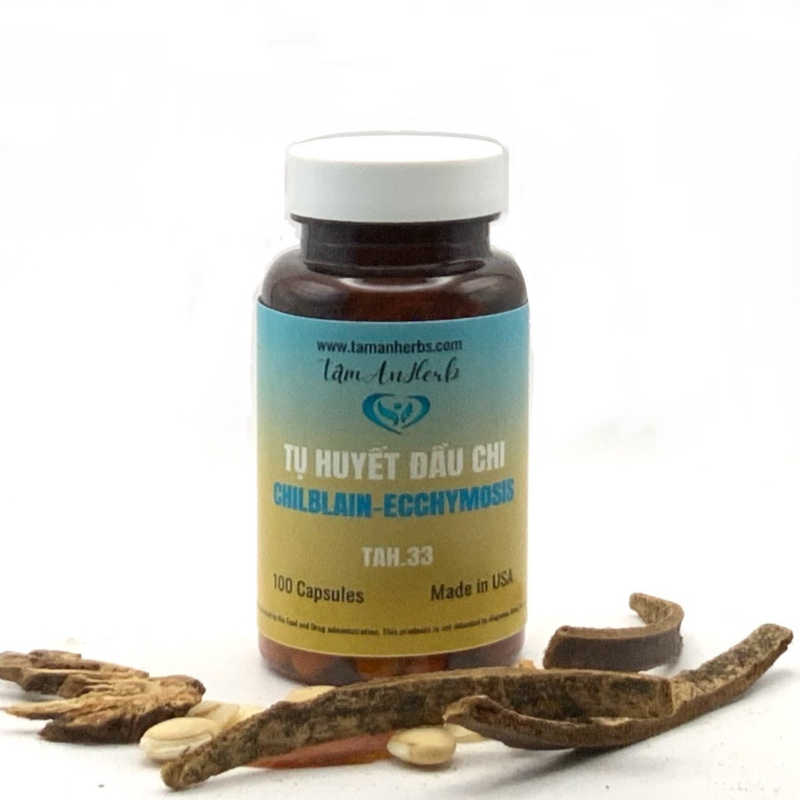 TAH.33 TỤ HUYẾT ĐẦU CHI - Peripheral Limb Hematoma 100 Capsules