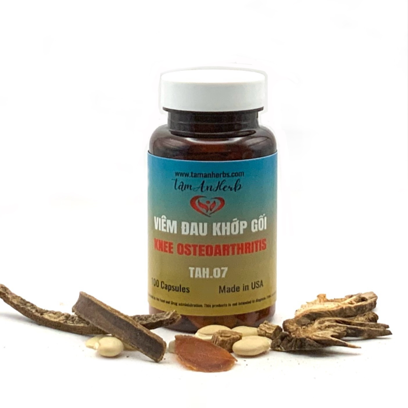 TAH.07 VIÊM ĐAU KHỚP GỐI - Knee Osteoarthritis 100 Capsules