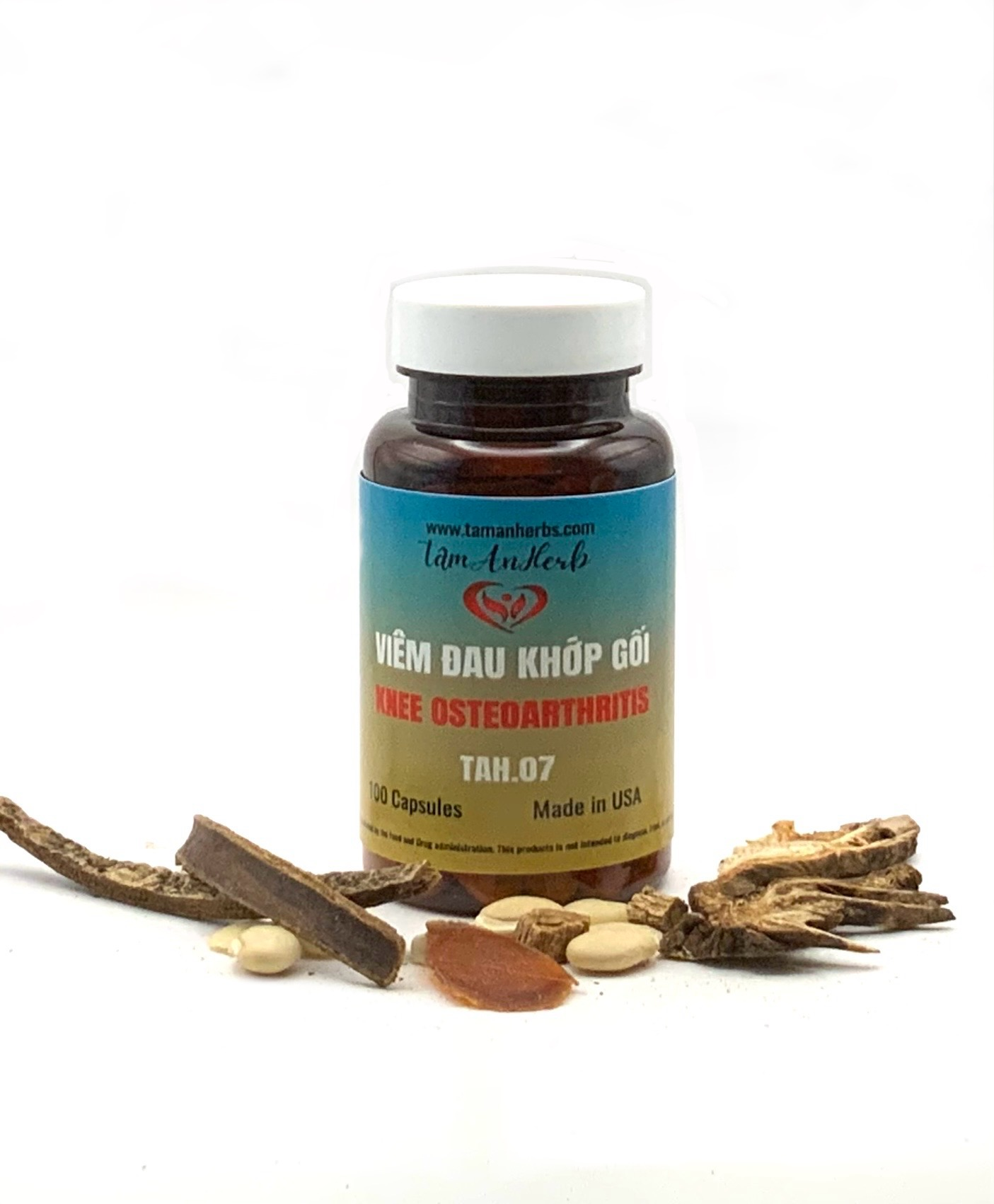 TAH.07 VIÊM ĐAU KHỚP GỐI - Knee Osteoarthritis 100 Capsules
