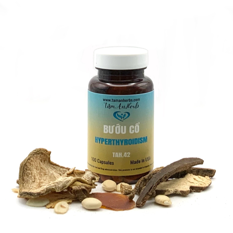 TAH.42 BƯỚU CỔ - Hyperthyroidism 100 Capsules