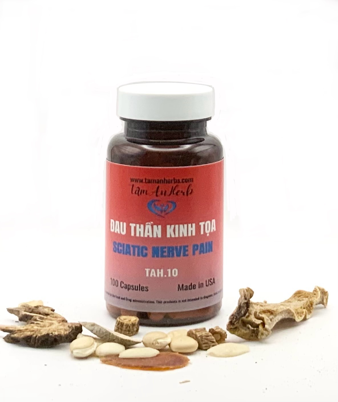 TAH.10 ĐAU THẦN KINH TỌA - Sciatic Inflammation and Pain To The Sciatic 100 Capsules