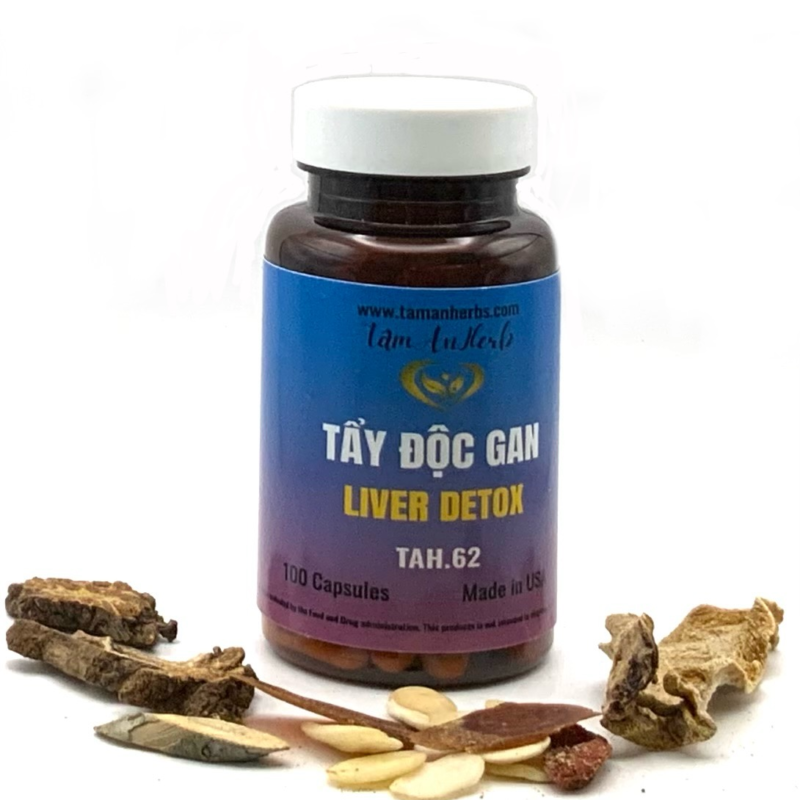 TAH.62 TẨY ĐỘC GAN - Liver Detox 100 Capsules